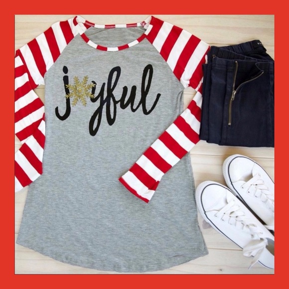 Tops - ❗️OFFERS❗️Joyful Long Sleeve Tees